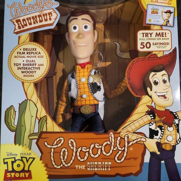 Figure Woody Talking Toy Story Signature Collection Original Thinkway [Terlaris] [Terbaru]
