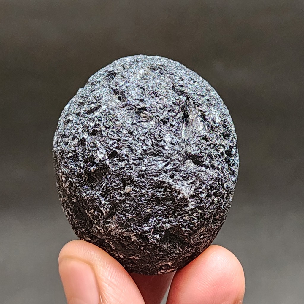RARE | Agni Manitite Natural Obsidian Pseudo-Tektite Meteorite Glass Batu Kaca Meteor | AG000TAS #S-