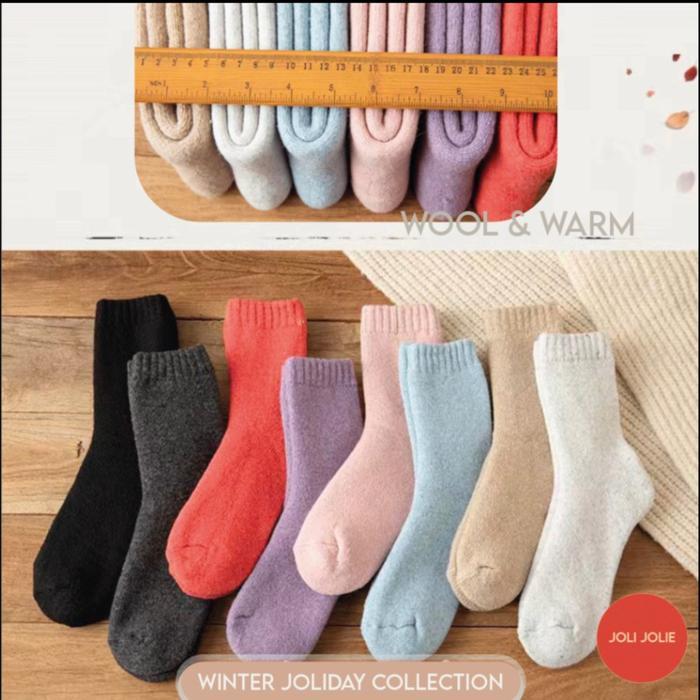WOMEN SO KAOS KAKI NITA WINTER WOOL TEBAL HANGAT
