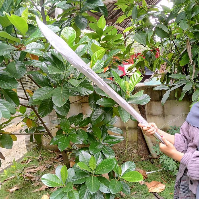 BIG SALE arit sabit pisau golok baja panjang/parang baja bendo per