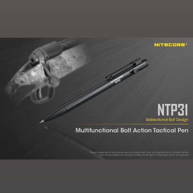 Nitecore NTP31 Multifunctional Bolt Action Pen