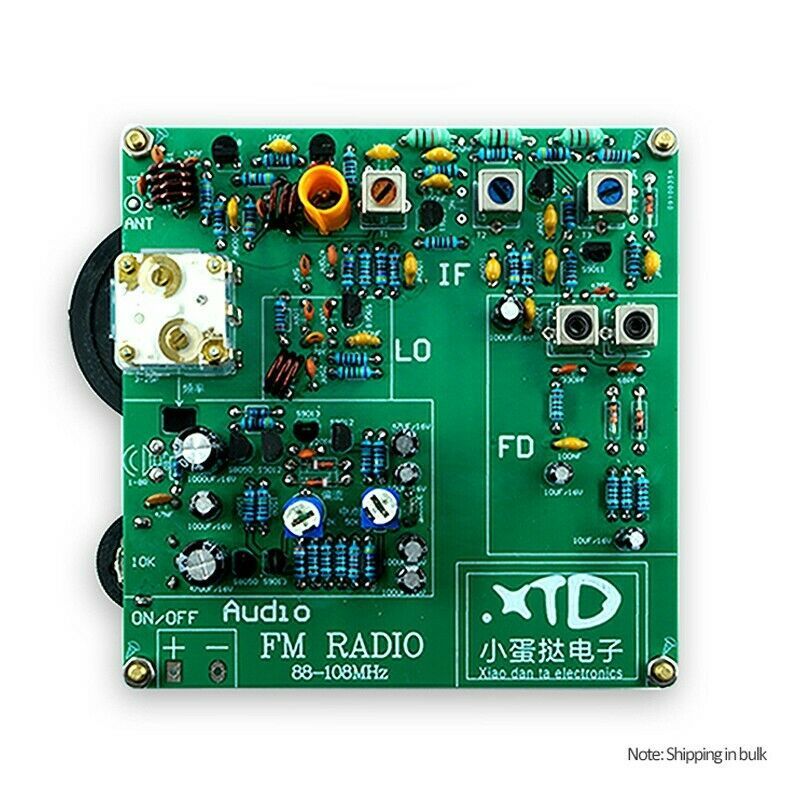 NEW DIY KIT 88-108MHz FM Radio Kit FM Radio DIY Radio Receiver Kit Fully Discrete