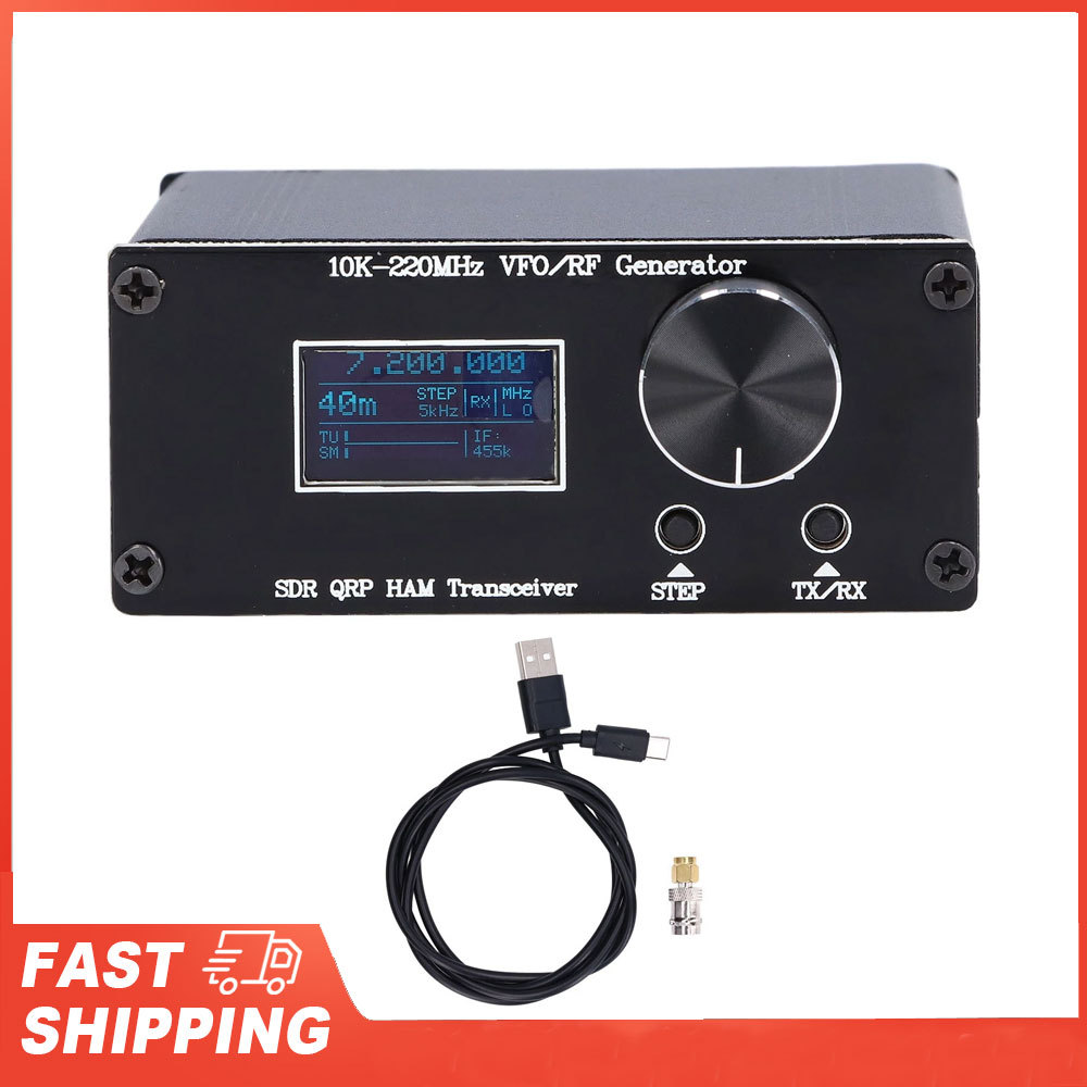 NEW 10K‑220MHz Transceiver Variable Frequency Oscillator  QRP HF Transceiver HAM Variable Frequency 