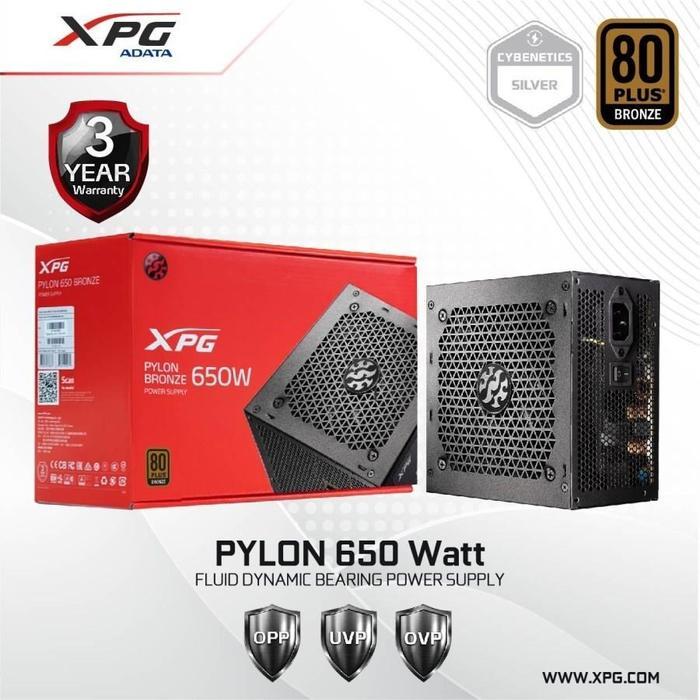 TERMURAH XPG PYLON 650 650 WATT 80+ BRONZE PSU