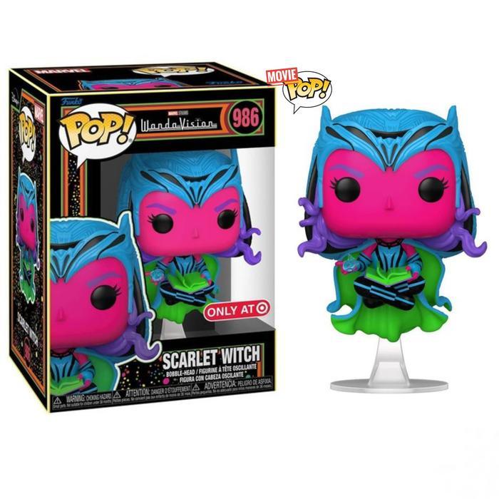 FUNKO POP MARVEL BLACKLIGHT WANDAVISION - SCARLET WITCH EXCLUSIVE