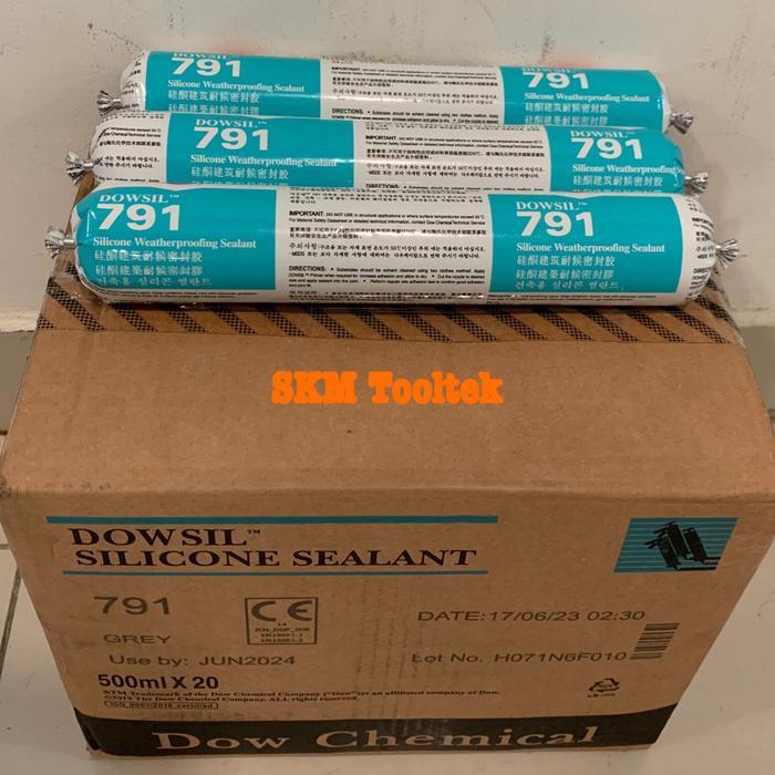 Dowsil Silicone Sealant 791 Grey Terbaru 