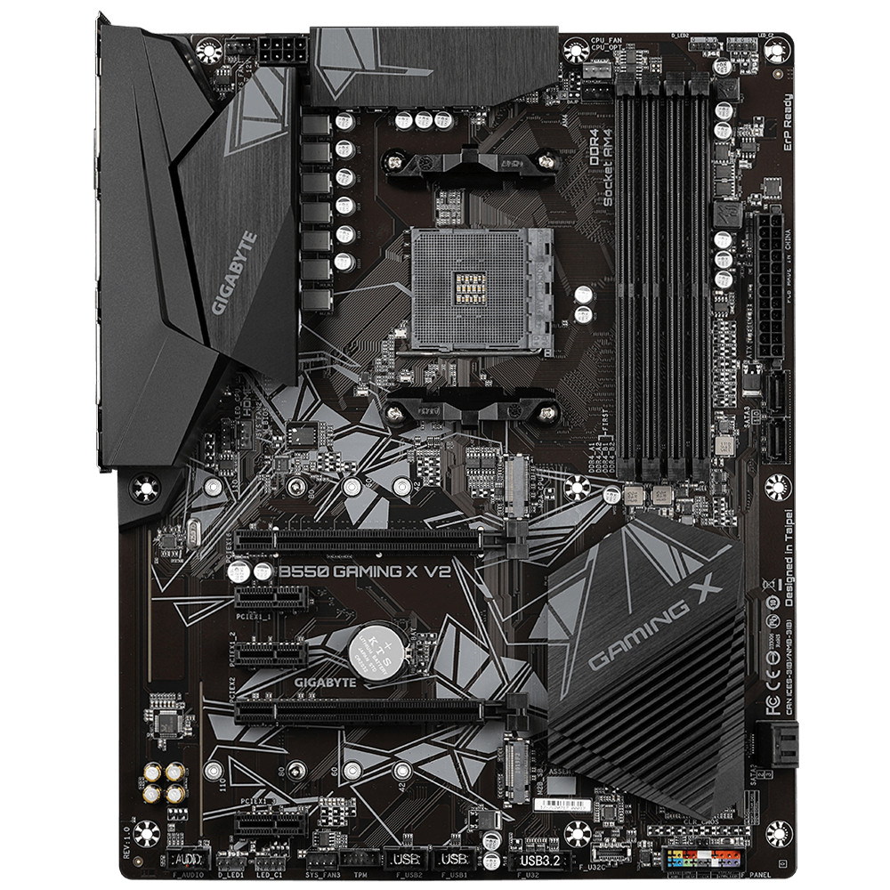 FOR GIGABYTE B550 GAMING X V2 motherboard AMD For B550 AM4 ram ddr4 compatible Ryzen 7 5800X3D 5