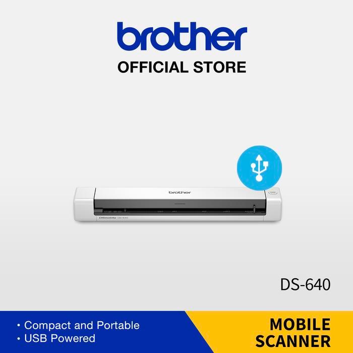 Brother Mobile Scanner DS-640, Scanner Mobile Brother DS-640 - Mobile Scanner