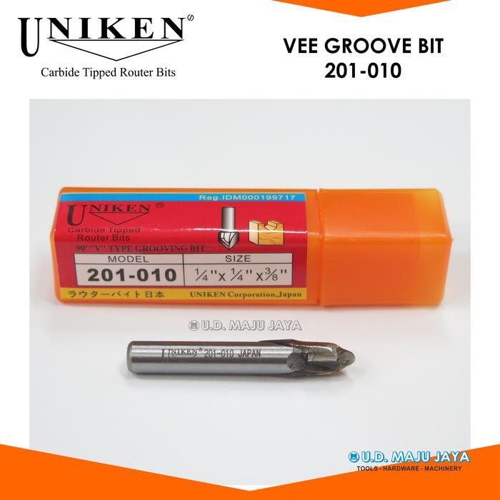 FH604 UN Router Bit 201-010 ( Mata Router Vee Groove Bit 6mm ) OBRAL