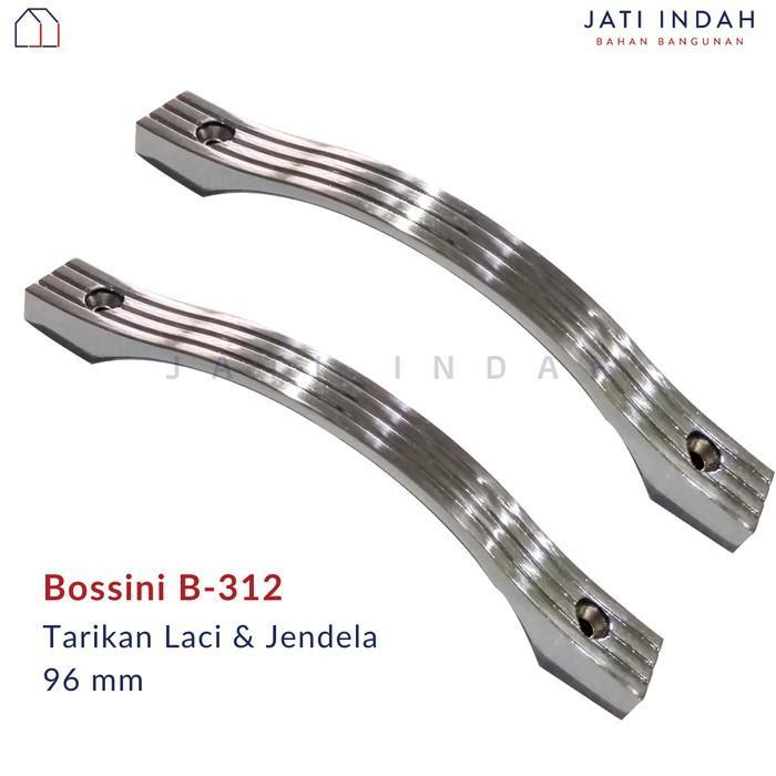 :::::::] BOSSINI 312-96mm Tarikan Laci Lemari Kabinet Jendela Stainless/Handle