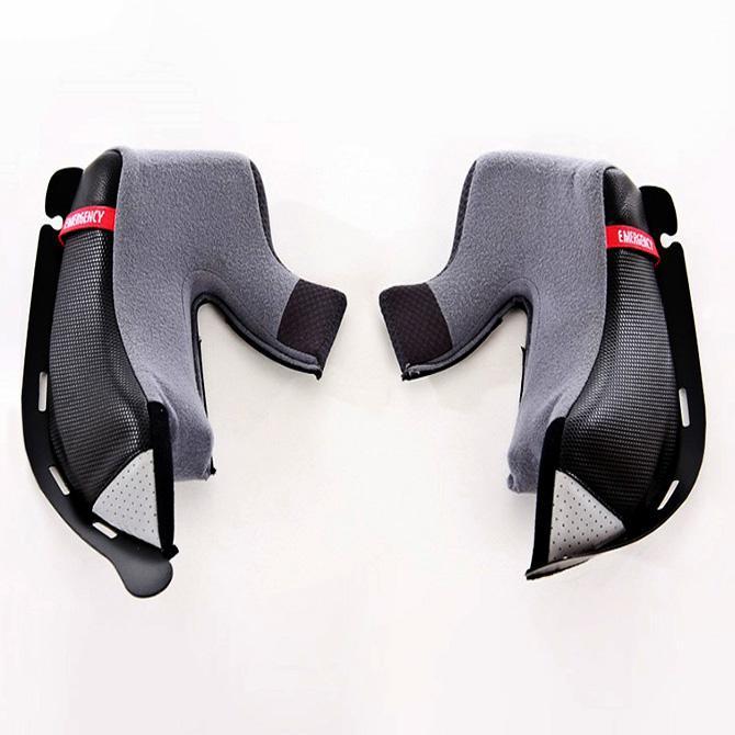 Bantalan Busa Pipi Helm HJC Model M Tebal 35mm Warna AbuAbu