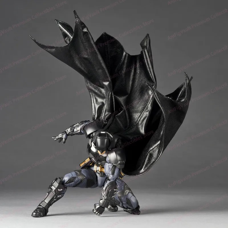 Original Kaiyodo Batman Arkham Knight Amazing Yamaguchi Revoltech NR038 Batman In Stock Anime Action