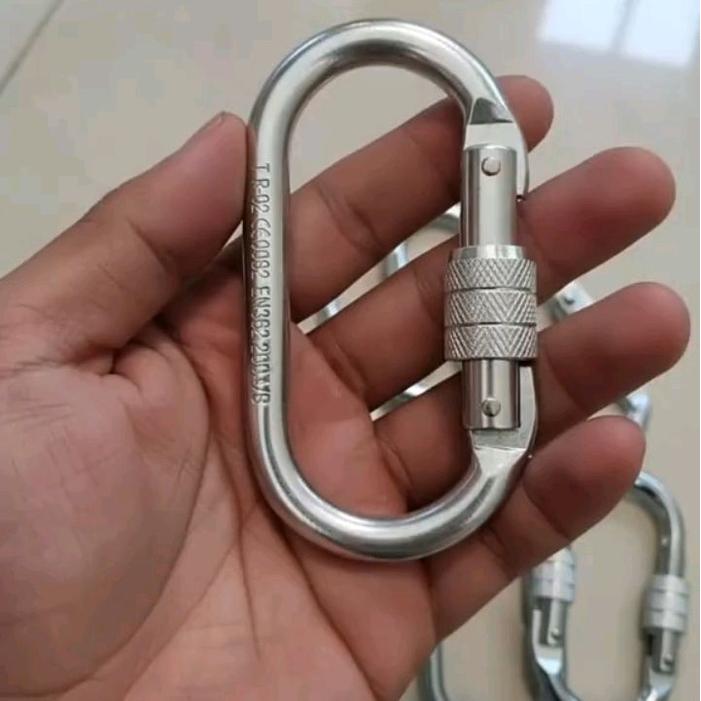 Diskon Carabiner 25 Kn / Screw Lock Carabiner Original Murah Promo Original