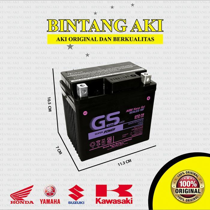 NEW Aki NMAX Old NMAX New GTZ7S Accu Kering Motor Motorcycle