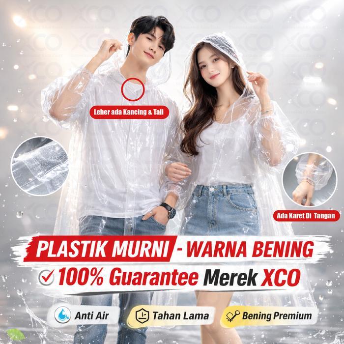 NEW Jas Hujan Plastik - Jas Hujan Ponco Plastik - Jas Hujan Plastik XCO - Jas Hujan Plastik