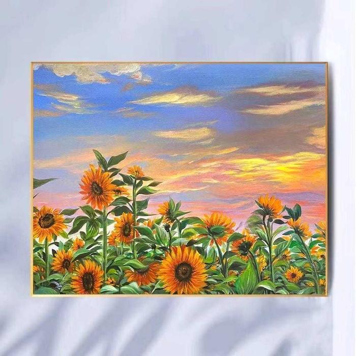 [40x50cm] DIY Paint By Numbers Oil Painting Kit Canvas Paint by Number - 40