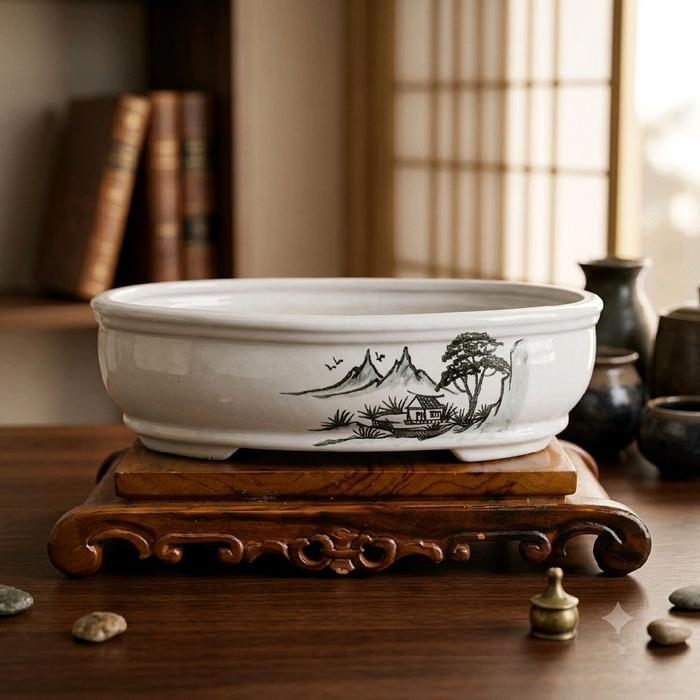 pot keramik bonsai ukurun 30 cm