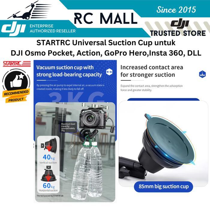 Promo Suction Cup Car Holder Dji Osmo Action 6 Dji Osmo Nano Dji Osmo 360 Osmo Pocket 4 Dji Osmo