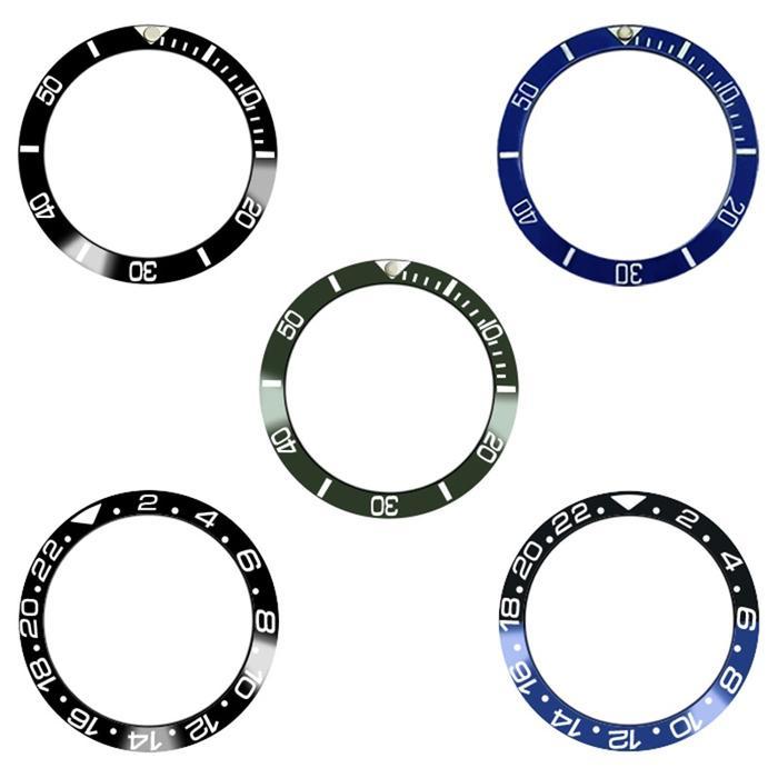 38mm Jam Tangan Pria Keramik Bezel Insert Pengganti 40mm Submariner
