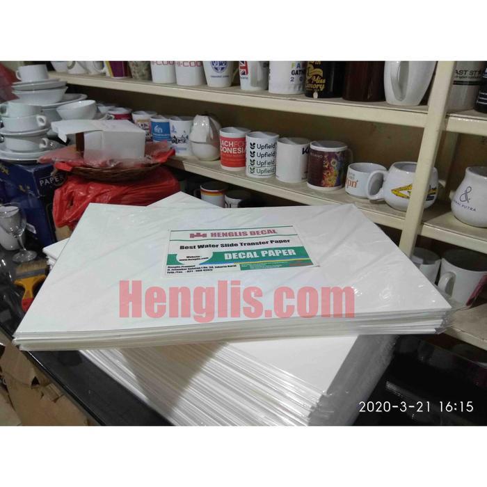 SALE Kertas Decal (Water Slide Transfer Paper) / Water Decal