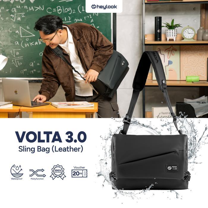 Eiger - Tas Selempang Pria Volta Sling Bag Cowok Waist Bag Water Resist Shoulder Bag Tas Slempang