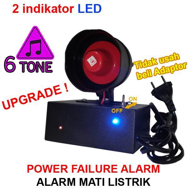 Alarm Mati Listrik Suara Keras Sensor Listrik Padam Mati Lampu Toa Siren