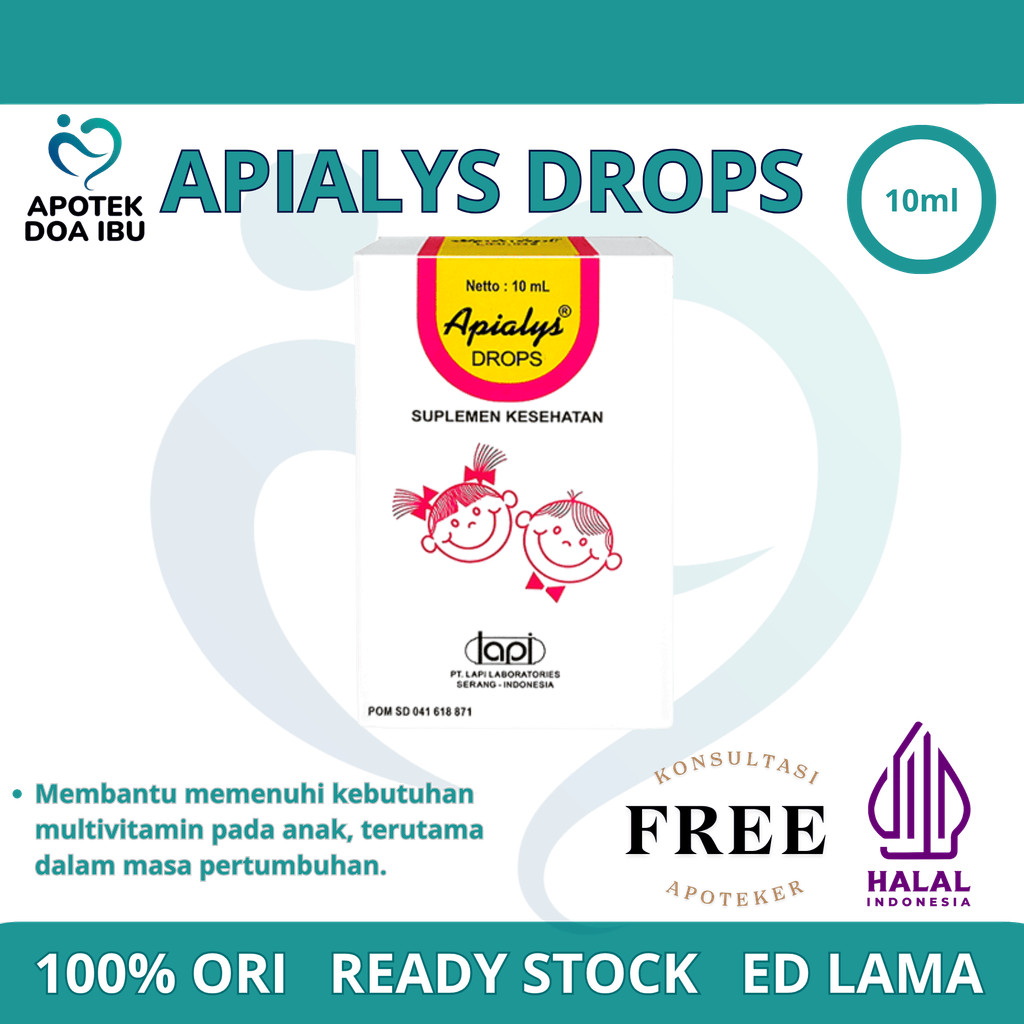 Apialys Drops Botol Lapi