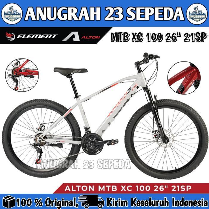 Sepeda Gunung Element MTB ALTON XC 100 21 Speed Ukuran 26 Inch