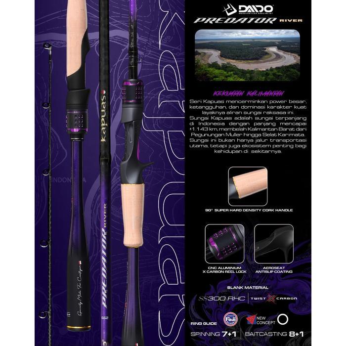 Daido - Joran Predator River Series SS300RHC Casting Spinning/Baitcasting