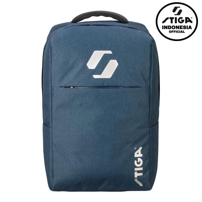 STIGA Backpack RIVAL Blue Green Tas Ransel Pingpong Sporty Original