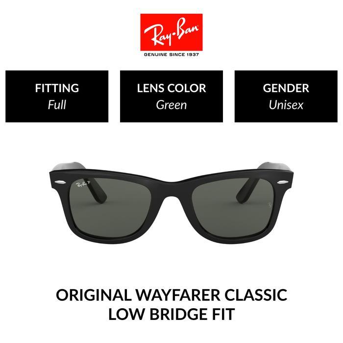 SALE RAY-BAN WAYFARER POLARIZED RB2140F 901/58 Full Fitting