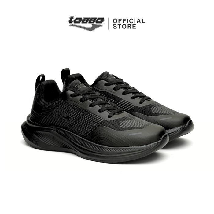 Loggo Hercules Series Running Sepatu Lari Sneakers Sport Unisex - Hitam