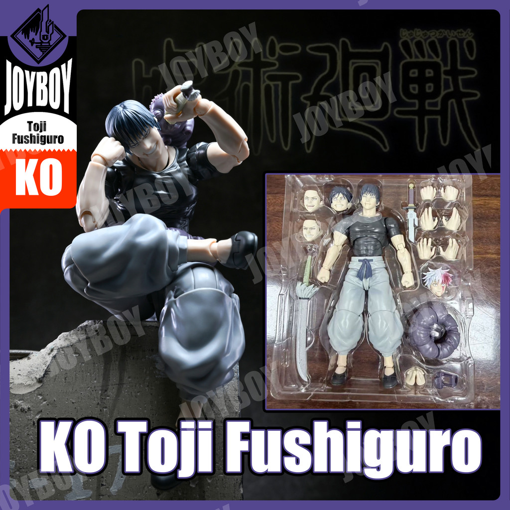 KO Shf Toji Fushiguro Jujutsu Kaisen Anime Figure Toji Fushiguro Action Figures Quality Replica