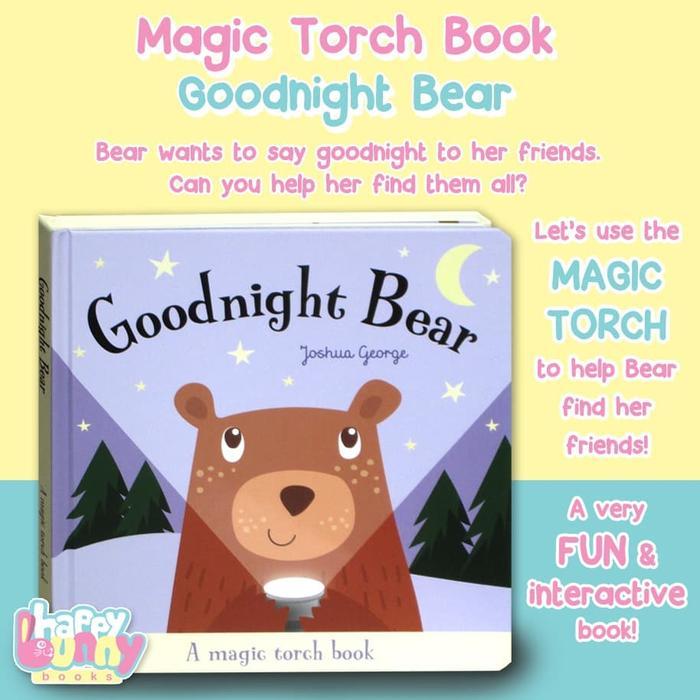 Good Night Bear Board Book (A Magic Torch Book)