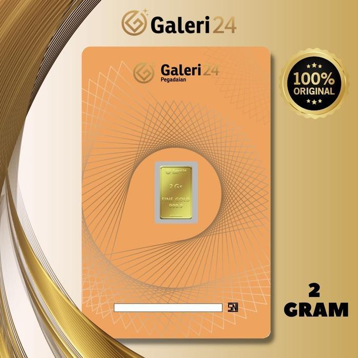 Emas Batangan Galeri 24 2Gr 2 Gram - Emas Galeri 24