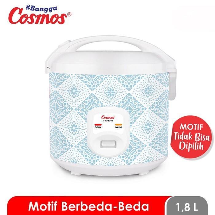 Cosmos Magic Com Rice Cooker 1.8 Liter Crj3305 Crj-3305 Tanpa Kukusan Crj 3305
