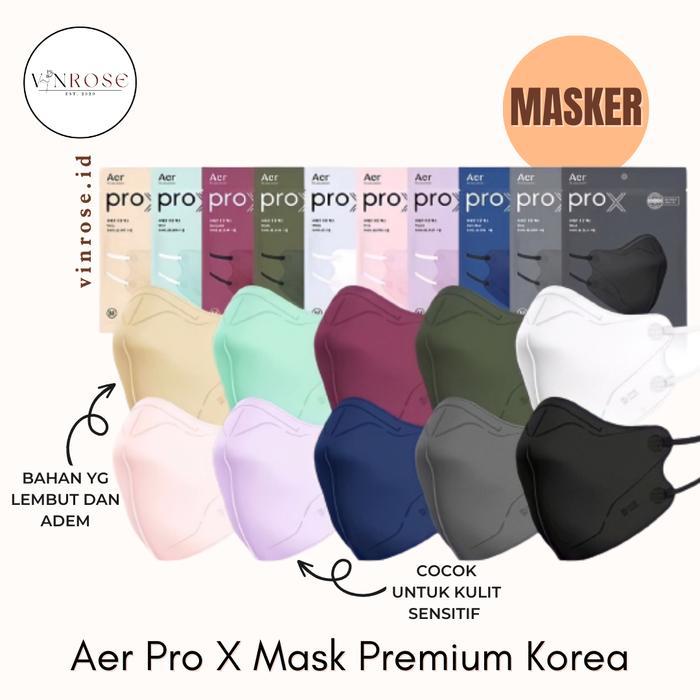 Aer Pro X Mask Korean Premium Masker 4 Ply Mb Filter Ori Korea