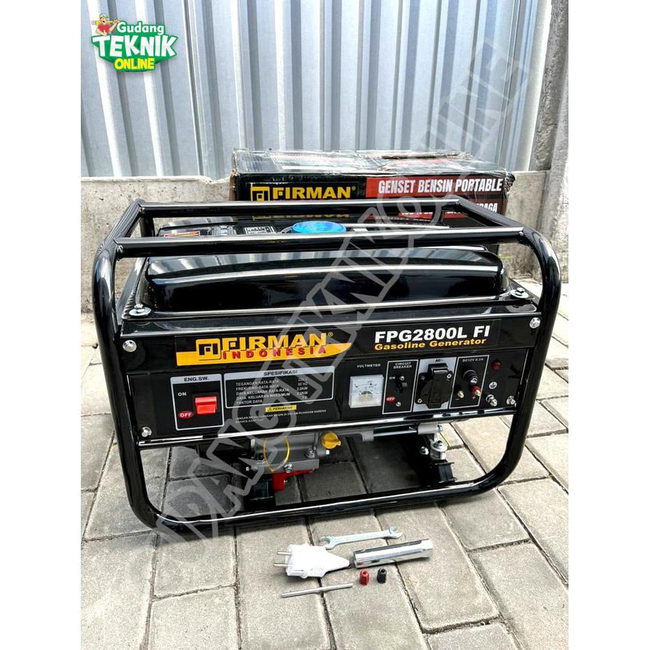 RELMARAMA Genset 2200W 2700W FIRMAN FPG2800L FPG3500L Manual 4Tak Bensin AVR / Power Generator