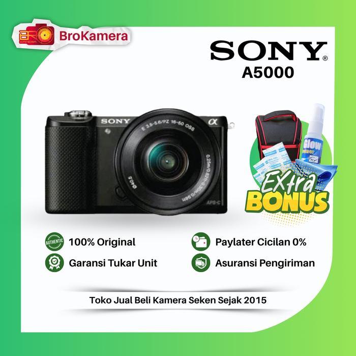 Sony A5000 Fullset - 20MP Full HD Video - Garansi 100% Original - Body Only