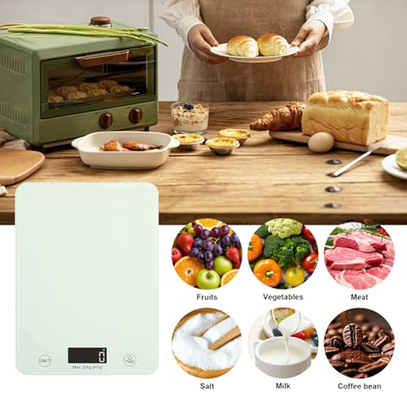 Kitchen Scale 1g Electronic Scale Touchscreen Tempered Glass Kitchen Electronic Scale