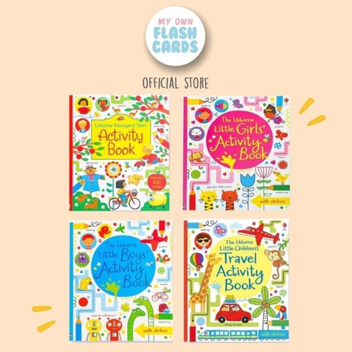 Haruna.Id- Kidnedu Usborne Activity Little ChildrenS Book / Activity Book