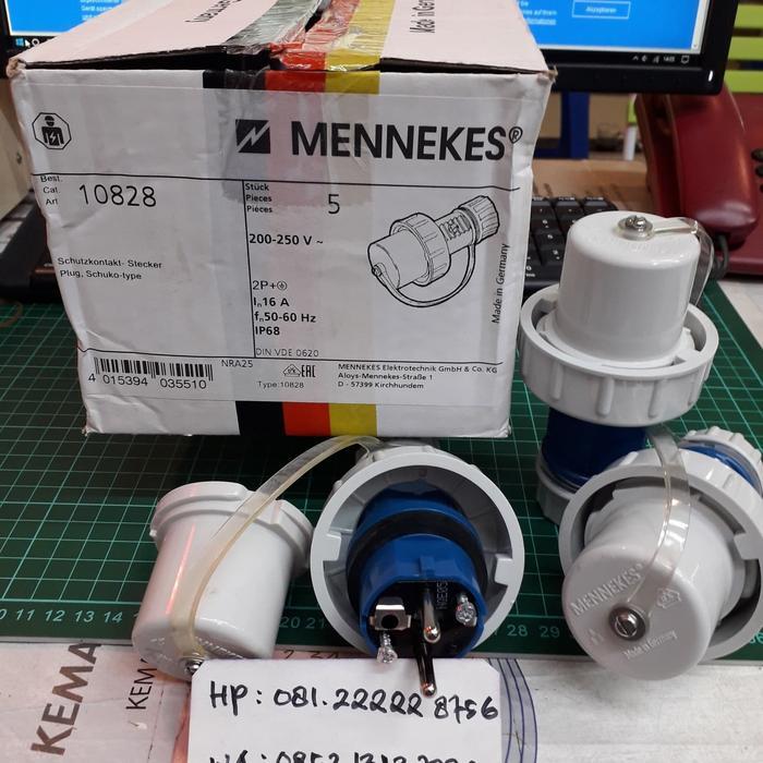 Mennekes 10828 Schuko Stecker IP68 2Pin