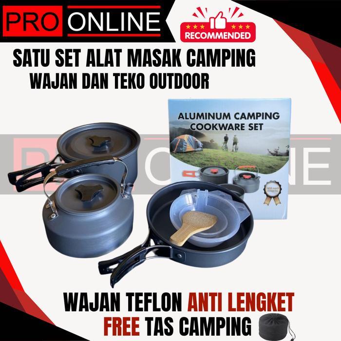 Consina - Cooking Set Plus Teko DS 308 Cooking set 3-4 Person Camping/Outdoor