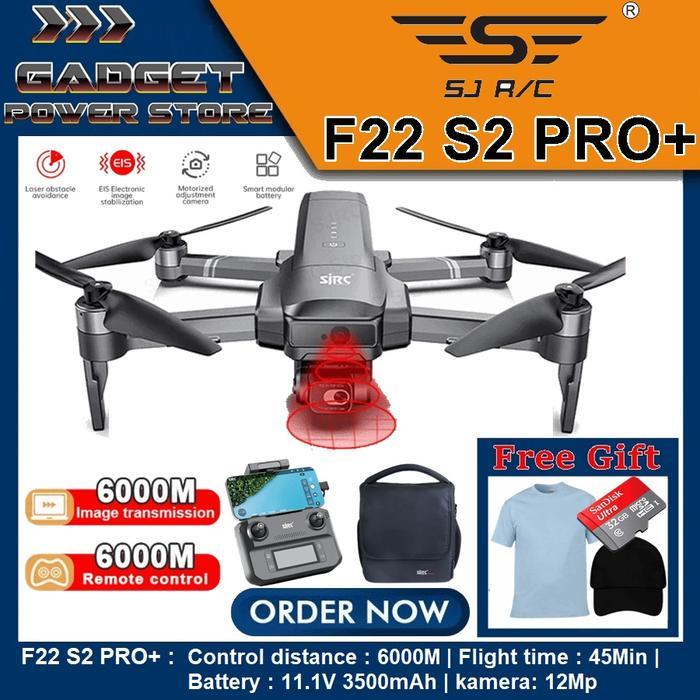 Drone SJRC F22 S2 PRO PLUS 6KM Version EIS 4K Camera Drone GPS 2Axis Gimbal - SJRC F22 S2 6KM, 1.Bat