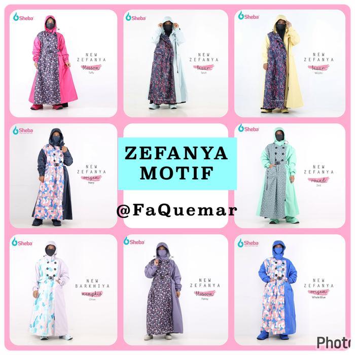 DISKON Jas Hujan Sheba Zefanya Jas Hujan Gamis Jas hujan Terusan READY STOCK