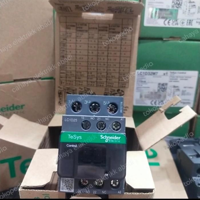 kontaktor Schneider lc1d 25m7 40A 3p 220vac/kontaktor Schneider