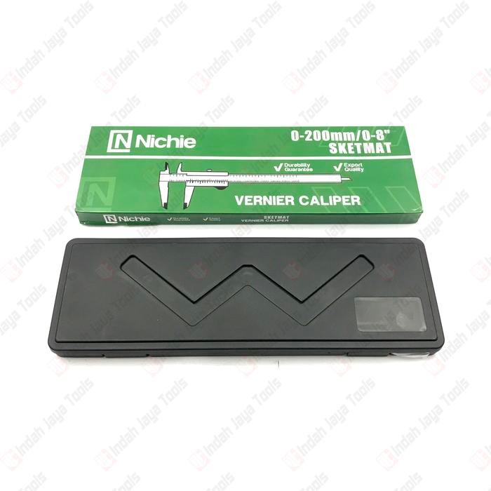 NICHIE Sigmat Analog 8 Inch Besi - Jangka Sorong Sketmat Vernier Caliper Pengukur Ukur Dimensi
