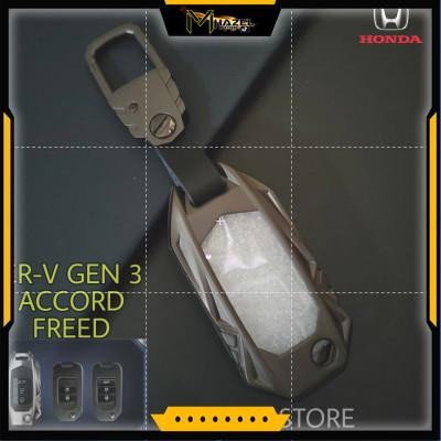 Gantungan Kunci Mobil Honda Crv Gen 3 Accord Freed Model Flip Metal