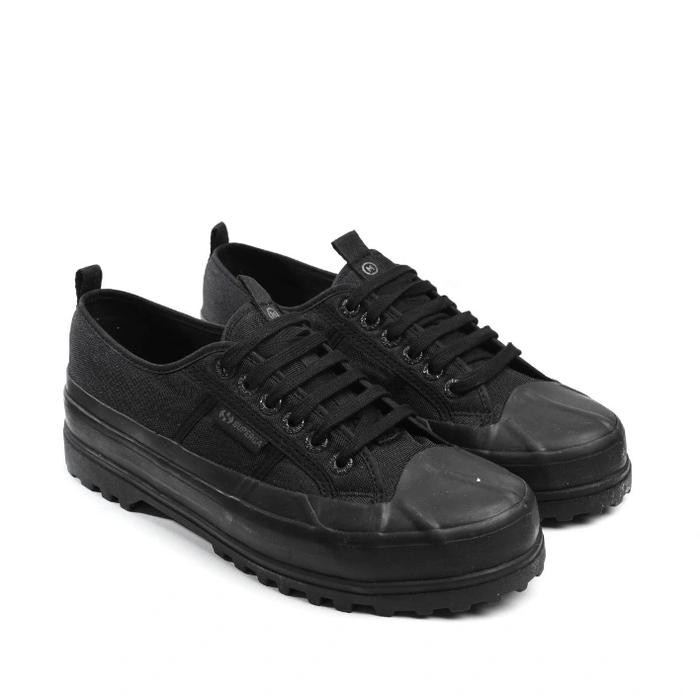 SUPERGA UNISEX SHOES - LIMITED EDITION SUPERGA 2975 ALPINA CORDURA X MAKNA - TOTAL BLACK ONIX