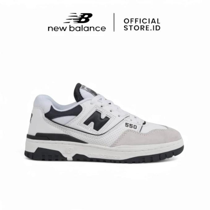 SEPATU NEW BALANCE 550 WHITE BLACK